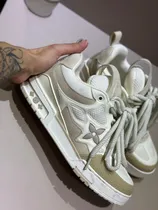 Comprar Tênis Louis Vuitton Sneaker Lv Skate 38 Usado