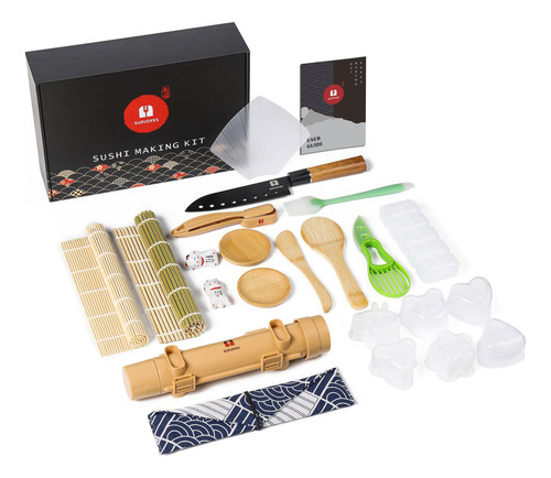 Kit De Fabricación De Sushi 27 En 1 Para Principiantes