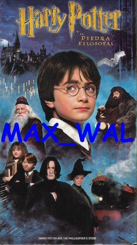 Harry Potter Y La Piedra Filosofal Vhs Español Latino