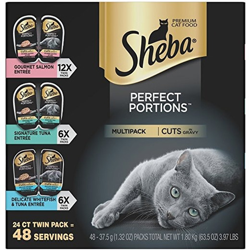 Portions Sheba Perfect 2,6 Oz. Los Cortes Multipack De Salsa