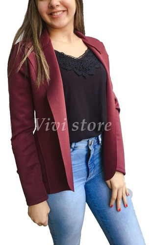 Imagem 8 de 8 de Blazer Casaquinho Neopreme Feminino Terninho Formal Fornece