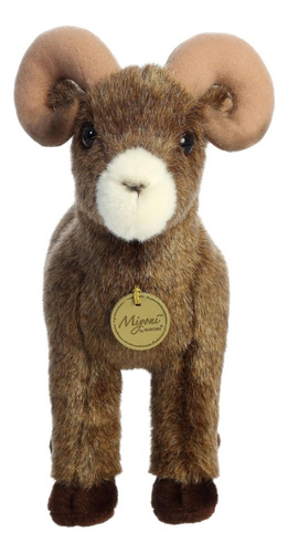 Peluche Borrego Cimarrón 26475 Aurora Miyoni Marrón Tamaño Mediano
