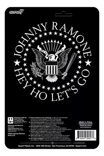 Ramones Super7 Johnny Ramone Reaction Figure