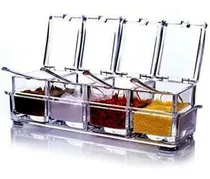 Comprar Porta Condimento Organizador Tempero Acrílico Cozinha