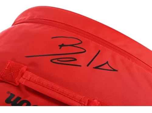 PALETERO WILSON BELA SUPER TOUR PADEL BAG RED - Paletero de Bela