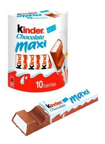 Barra Chocolate Ferrero Kinder Maxi X10 210g Leche