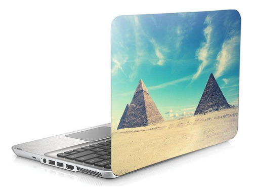 Skin Adesivo Protetor Notebook 14 Wide Pirâmides Egito D15