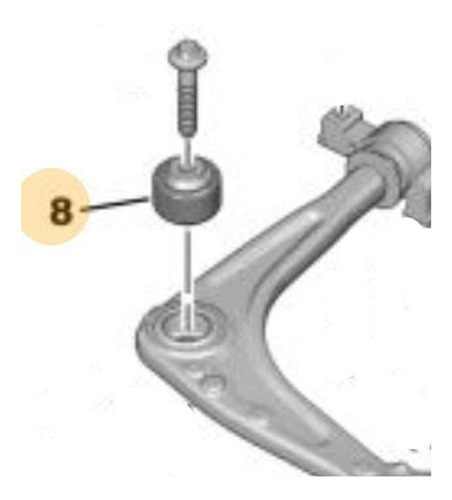 Buje Brazo Suspensión Del Peugeot 508 1.6 Thp