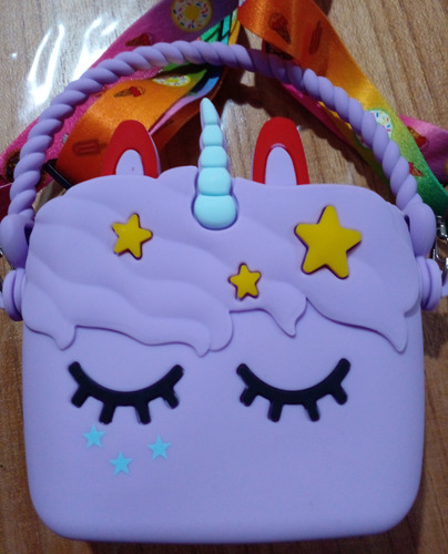 Cartera Bandolera Niñas De Silicona Kawaii