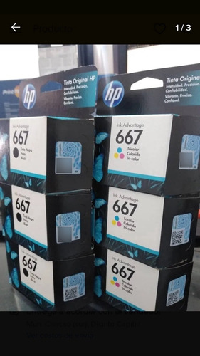 Cartuchos Hp 667 Originales Y Genericos 100% Garantizados 