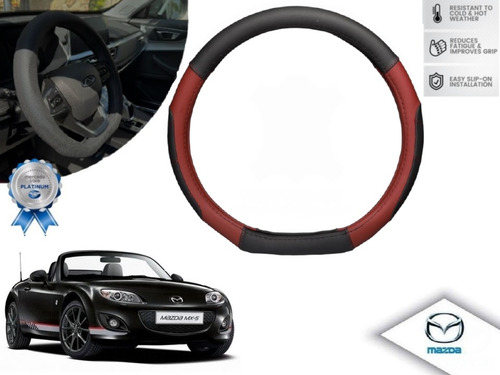 Cubrevolante Negro Vino Tipo Forma D Chato Mazda Mx5 2012