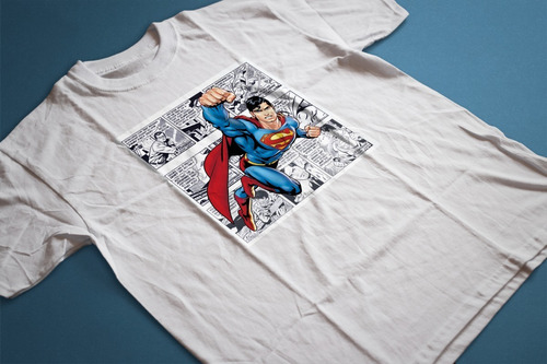 Camisetas Dc Comics- Super Héroes En Poliéster/ Unisex