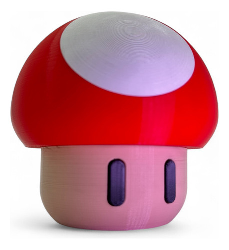 Hongo Recipiente Con Tapa A Rosca De Mario Bros Deco Regalos