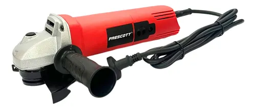 Amoladora Angular 650w 4 1/2 Prescott Roja Color Rojo Frecuencia 50Hz/60Hz
