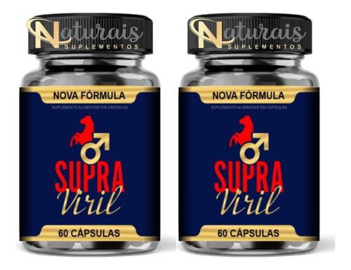 2 Supra Viril 120 Capsulas - Envio Rapido - Compre Aqui Envio Hoje