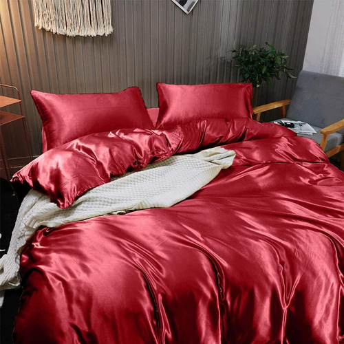 Rico Bedding Cal King Juego De Sábanas De Seda ' Juego De Sá