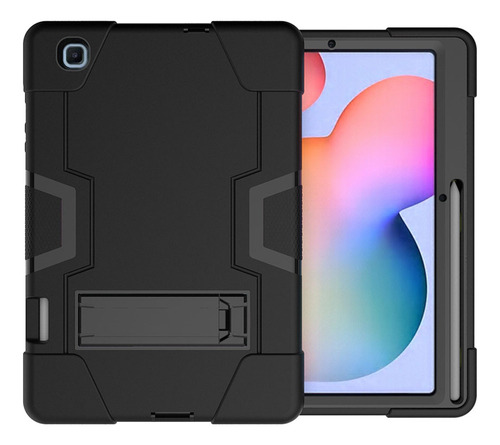 Funda Para Lenovo Tab M10 2da Gen 10.1  Armor Híbrida Negra