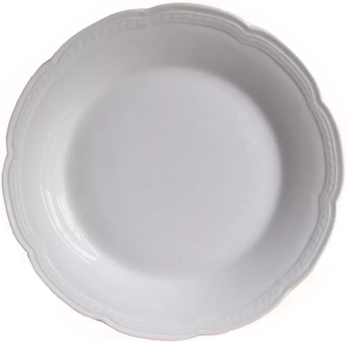 6 Platos Playos De Entrada 21 Cm Porcelana Tsuji Linea 1800