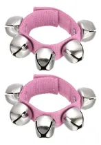 Comprar Campanas De Muñeca Patikil Modelo 2 Campanas Plateadas Rosa