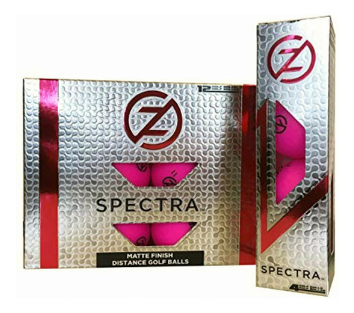 Zero Friction Pelotas De Golf Spectra, Fucsia Neón