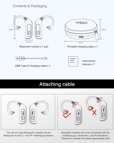 Modulo Bluetooth Para Zsx Zs10 Pro Castor Aac Sbc Trn Bt20xs