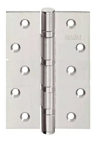 Bisagra Municion 125 X 75 Acero Inoxidable Puerta Ref 3 Mm