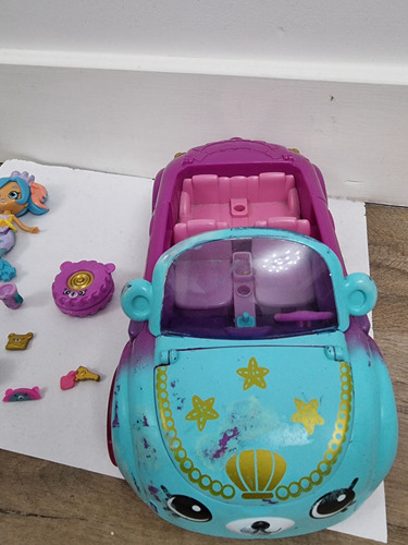 Shopkins Happy Places Mermaid Coral Cruiser Usado. No Envío 