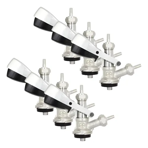 comprar Kit 6 Válvulas Extratoras Keg Tipo S Original Para Chopp 5\u002F8
