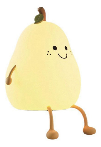 Lámpara De Mesa Led Pear Night Light Recargable Para