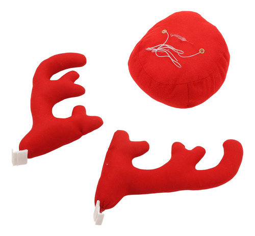 Decoraciones Navideñas Para Cuernos De Reno De Coche, 2 Cuer