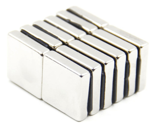 Imanes Neodimio 15 Unds De 30x10x4mm, N35