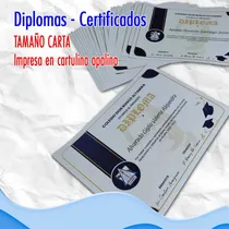 Comprar Impresión Diplomas O Certificados Para Cursos 