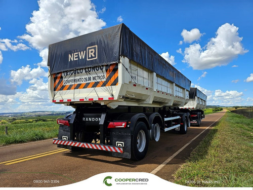 Rodocaçamba Randon 25m 9 Eixos S/pneus 23/24 Dolly Rebaixado