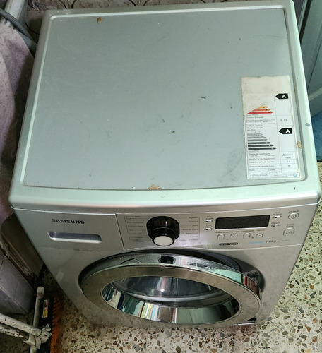 Lavarropas Samsung Ecobubble 1200rpm No Funciona Gris Oscuro