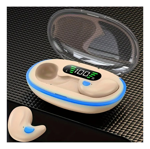 Audífonos Inalámbricos Ultrafino Tws Bluetooth 5.3 Micrófono Beige