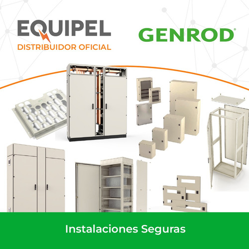 Gabinete Metálico Estanco Genrod S9000 - 600x600x300mm