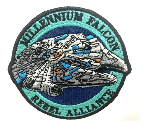 Parche Bordado Millennium Falcon Star Wars Termo Adherible