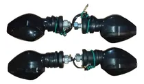 Comprar 4 Mini Piscas Pra Moto Modelo Bros 160 Fumê Universal