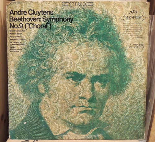 Beethoven Symphony N 9 (choral) - André Cluytens (vinyl)