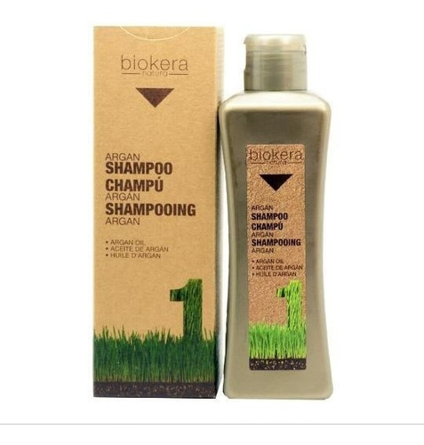 Salerm Biokera Shampoo Argan 300 Ml Ideal Cabellos Dañados