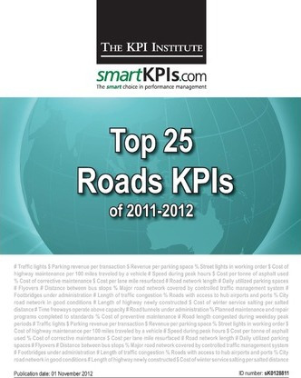 Top 25 Roads Kpis Of 2011-2012