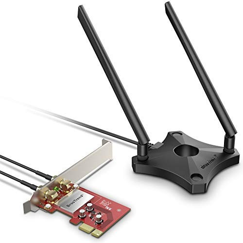 Adaptador De Tarjeta Wifi Pcie Brostrend 1200mbps, 5ghz Wifi