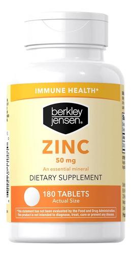 Suplemento De Zinc Berkley Jense - Unidad a $152634