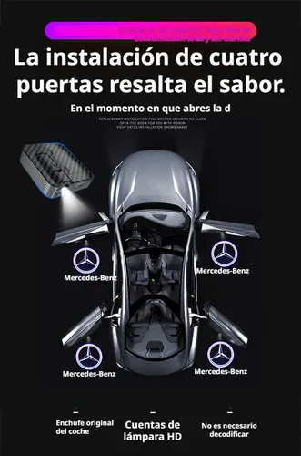 Lámpara Led De Bienvenida Con El Logotipo De La Puerta Del C