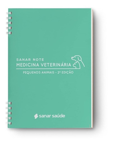 Livro Sanar Note - Medicina Veterinária Te Ajuda Na Prática