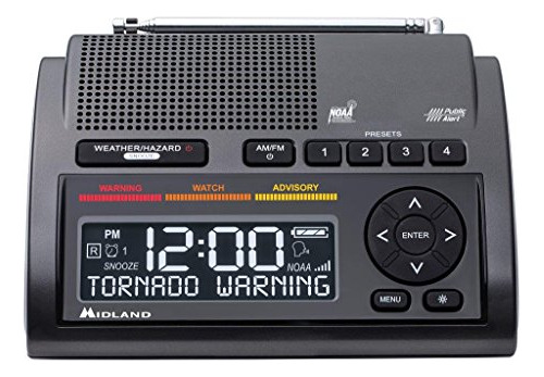 Wr400 Deluxe Noaa Radio De Alerta Meteorológica De Eme...