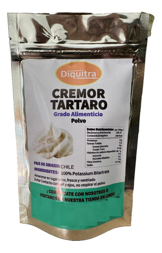 Cremor Tártaro Ideal Para Repostería 100 Gr