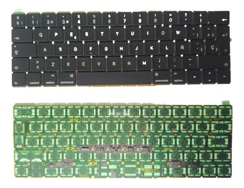 Teclado A1706 A1707  Para Macbook Pro 13 15 Español Iluminad