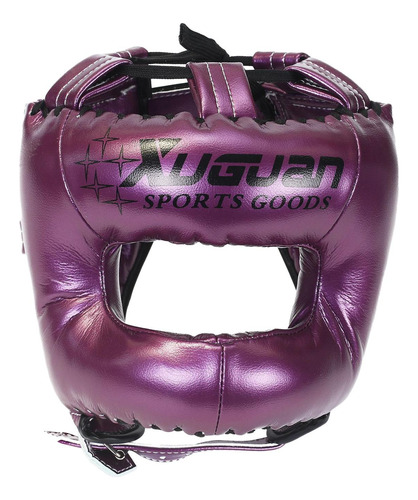 Casco De Boxeo Protección Para La Cabeza Púrpura S