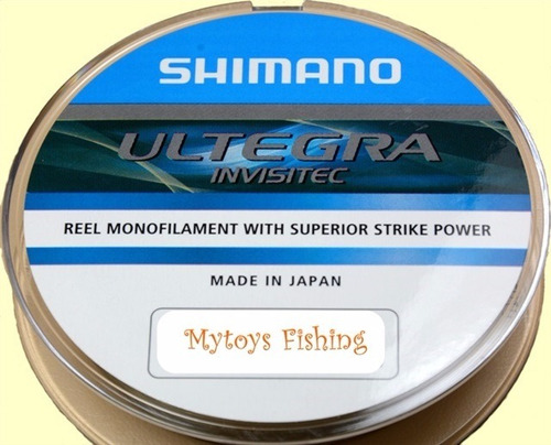 Imagem 1 de 4 de Linha Ultegra Invisitec 300m 0,185mm Pesca Original Shimano